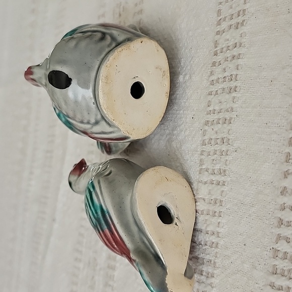 Vintage Salt and Pepper Shakers Turkeys Holiday Ceramics - Picture 5 of 6